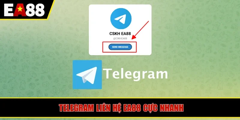 Telegram liên hệ EA88 cực nhanh